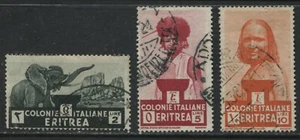 Eritrea 1934 2 lire to 10 lire used - Picture 1 of 1