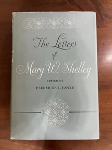 Book 2 of the letters of Mary Shelley 1944 1st Ed. W/DJ HC Literary Biography - Imagen 1 de 11