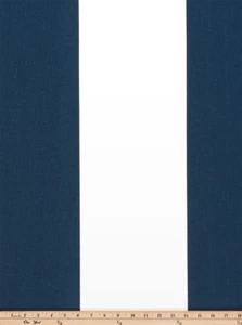 Kaitlin Stripe Navy Cotton Fabric 54" Wide Fabric New By the Yard - Picture 1 of 1