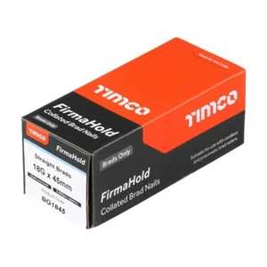 18G x 45MM BRAD NÄGEL FÜR NAGELPISTOLE 5000PK KOLLIERT FIRMENHALTER GERADE VERZINKT - Bild 1 von 2