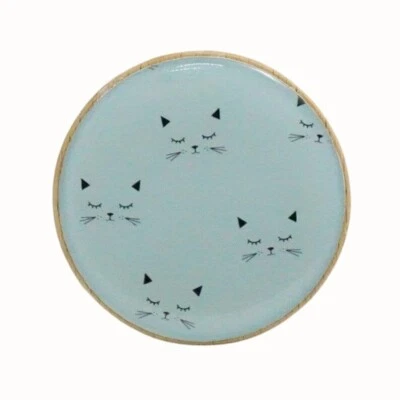 Gancho de pared de madera gancho para abrigo hecho a mano percha de pared decoración de guardería gatos Foto 1 de 3