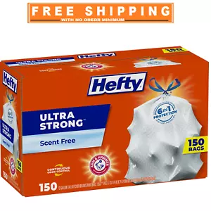 Hefty Ultra Strong Kitchen Drawstring Trash Bags 13 gal., 150 ct. - Picture 1 of 4