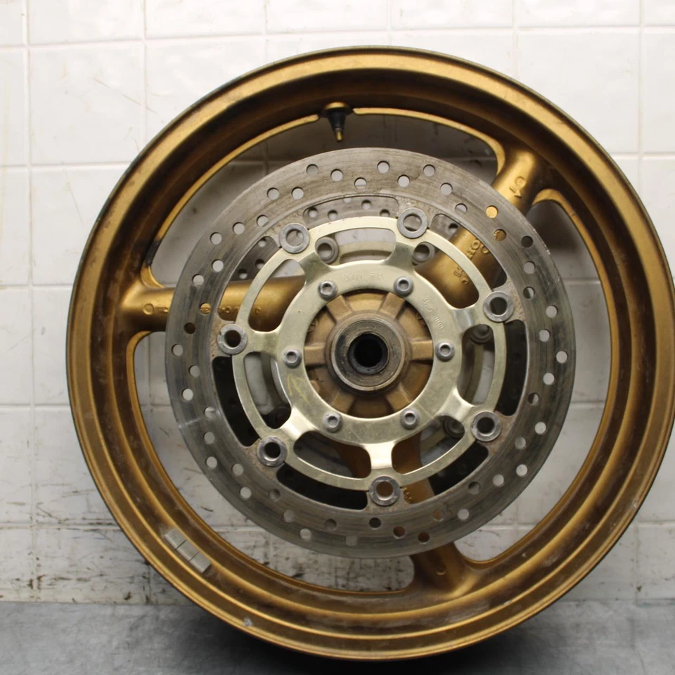 Honda CBR600F4i 2006 rotores de freno delantero izquierdo derecho discos y llanta rueda BB567 Foto 1 de 4