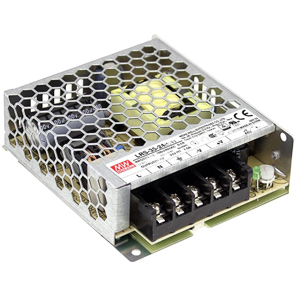 Mean Well LRS-35-15 Smpsu 15V 2.4A 36W Closed Design EN60335-1 Conforme - Photo 1/1