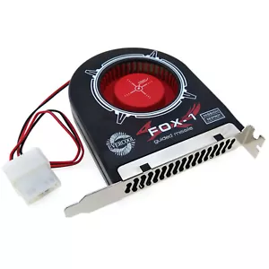 Ventilador de refrigeración ranura PCIe PCIe escape de aire soporte de montaje de altura completa 2200 rpm 42CFM - Imagen 1 de 9