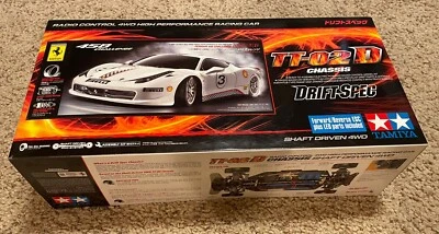 93042  Tamiya Ferrari 458 Challenge Drift Spec TT02D  - Empty Box TT02FT/TT02 - Image 1 of 2