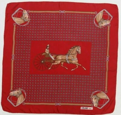 Auténtica bufanda vintage "CELINE" Foto 1 de 4