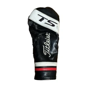 Titleist Golf TS Driver Cover Headcover Black Red White Golf Head Cover - Picture 1 of 6