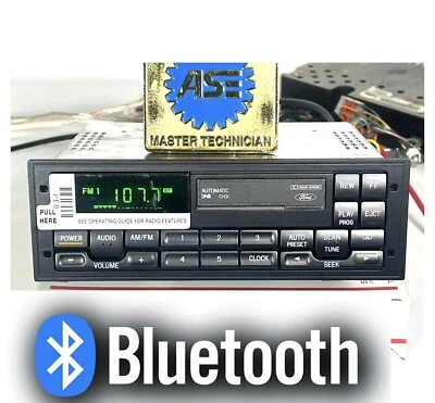 REBUILT + BLUETOOTH 93 Ford Mustang SVT Cobra Cassette Factory Radio Foto 1 de 4