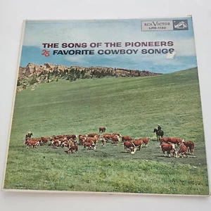 The Sons of the Pioneers 25 Favorite Cowboy Songs Vinyl Album RCA Record LP - Foto 1 di 3