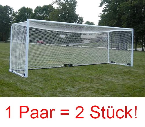 2x Tornetz Fußball Fußballtornetz Tor Netz 3 Größen Auswahl 3,0m 5,5m 7,5m - Bild 1 von 1