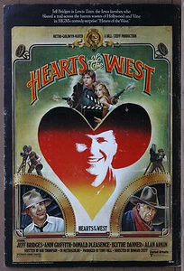Hearts of the West Jeff Bridges Vintage Original Mounted Movie Poster 1975 - Bild 1 von 1