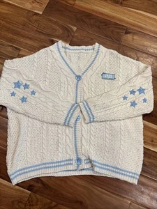 Taylor Swift Official 1989 Taylor’s Version Cardigan Sweater Ivory Size XL/2XL - Bild 1 von 9