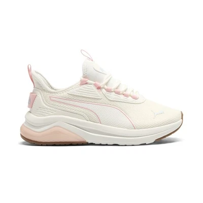 PUMA Amplifier Wide Lace Up  Womens Pink, White Sneakers Casual Shoes 39944717 - Image 1 of 4