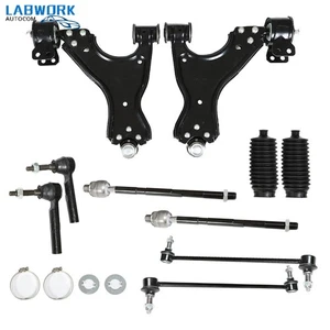 10 Front Suspension Kit Control Arms Ball Joints Tie Rod Ends For SATURN OUTLOOK - Picture 1 of 8