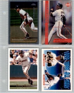 Topps Chrome Upper Deck (4) Karten Set Barry Bonds BX2=983 - Bild 1 von 2