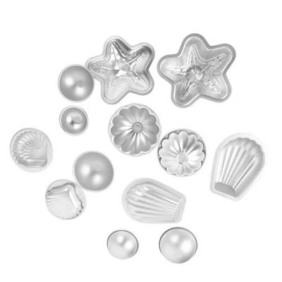  Mini Kuchen Förmchen Formen Set Backform Aus Aluminium Kuchenform Zum Backen - Bild 1 von 4