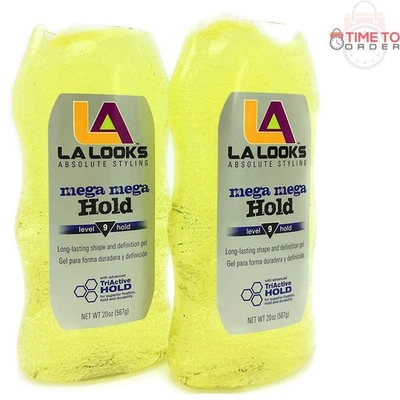 Gel Mega Mega 20 OZ Frizz Control Sin Alcohol Sin Perfume para Todo Tipo de Cabello Foto 1 de 2