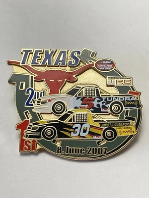 Vintage NASCAR Texas 2007 Craftsman Truck Series Enamel Pin 1st And 2nd Cars - Image 1 of 4