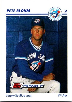 Pete Blohm 1991 Line Drive AA #351 Knoxville Blue Jays - Image 1 of 2