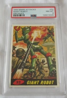 1994 MARS ATTACKS GIANT ROBOT ARCHIVES #52 PSA 8 - Image 1 of 2