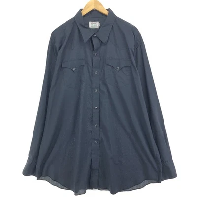 Camisa Western Manga Larga H BAR C Usada Hecha en USA Hombre Talla XXXL Foto 1 de 4