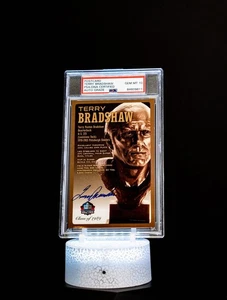Terry Bradshaw Class of 1989 Post Card 114/150 / PSA Autograph GEM MT 10 - Picture 1 of 7