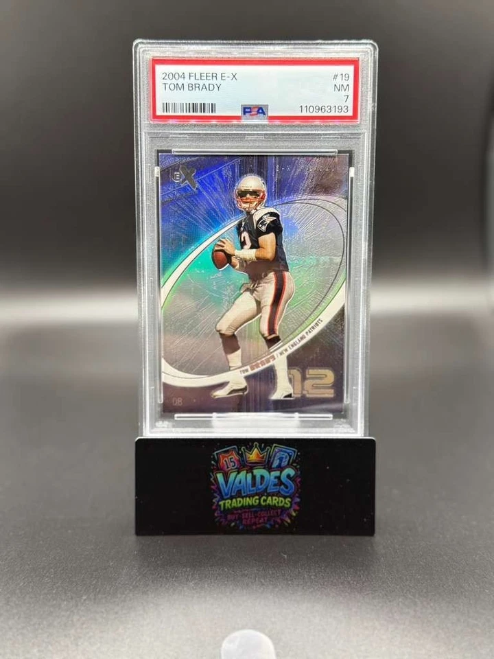 Tom Brady 2004 Fleer E-X #19 PSA 7 NM Patriots 🔥 Rare Early Career Insert - Image 1 of 2