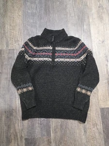 Smartwool Chup Women's Size Medium Aztec Woven Pattern 1/4 Zip - Picture 1 of 7