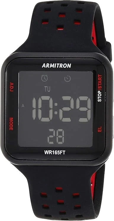 Armitron Sport Unisex Digital Chronograph Silicone Strap Watch, 40/8417 BRD--N53 - image 1 of 1