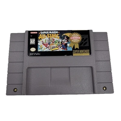 Super Mario All Stars SNES Super Nintendo Entertainment System Tested - Image 1 of 4