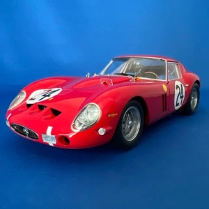 Kyosho 1/18 Ferrari 250 GTO 1963 Le Mans #24 rot Diecast Modellauto - Bild 1 von 20