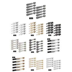 Zipper Pulls Metal Replacement Slider DIY Bags Luggage Parts Craft Making Purse - Picture 1 of 80