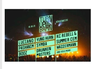 15% Rabatt Gutscheincode Turnup BRMN Bremen 02.08.25 Deutschrap Festival - Bild 1 von 1