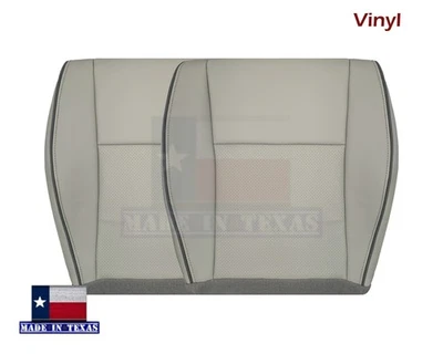 Jeep Grand Cherokee Bottom Syn. 2008-2010 Funda de asiento de cuero piedra gris clara Foto 1 de 4