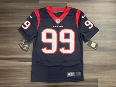 Camiseta deportiva Nike Houston Texans JJ Watt #99 NFL limitada cosida al vapor para hombre pequeña Foto 1 de 4