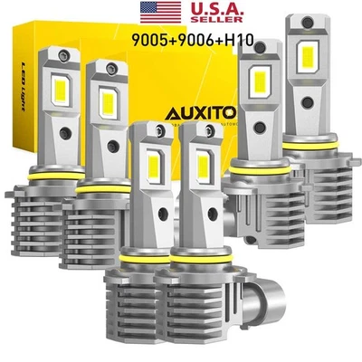 Faróis de LED farol de neblina compatível com Chevy Silverado 1500 2500 HD 2003 2004 2005 2006 6 - Imagem 1 de 4