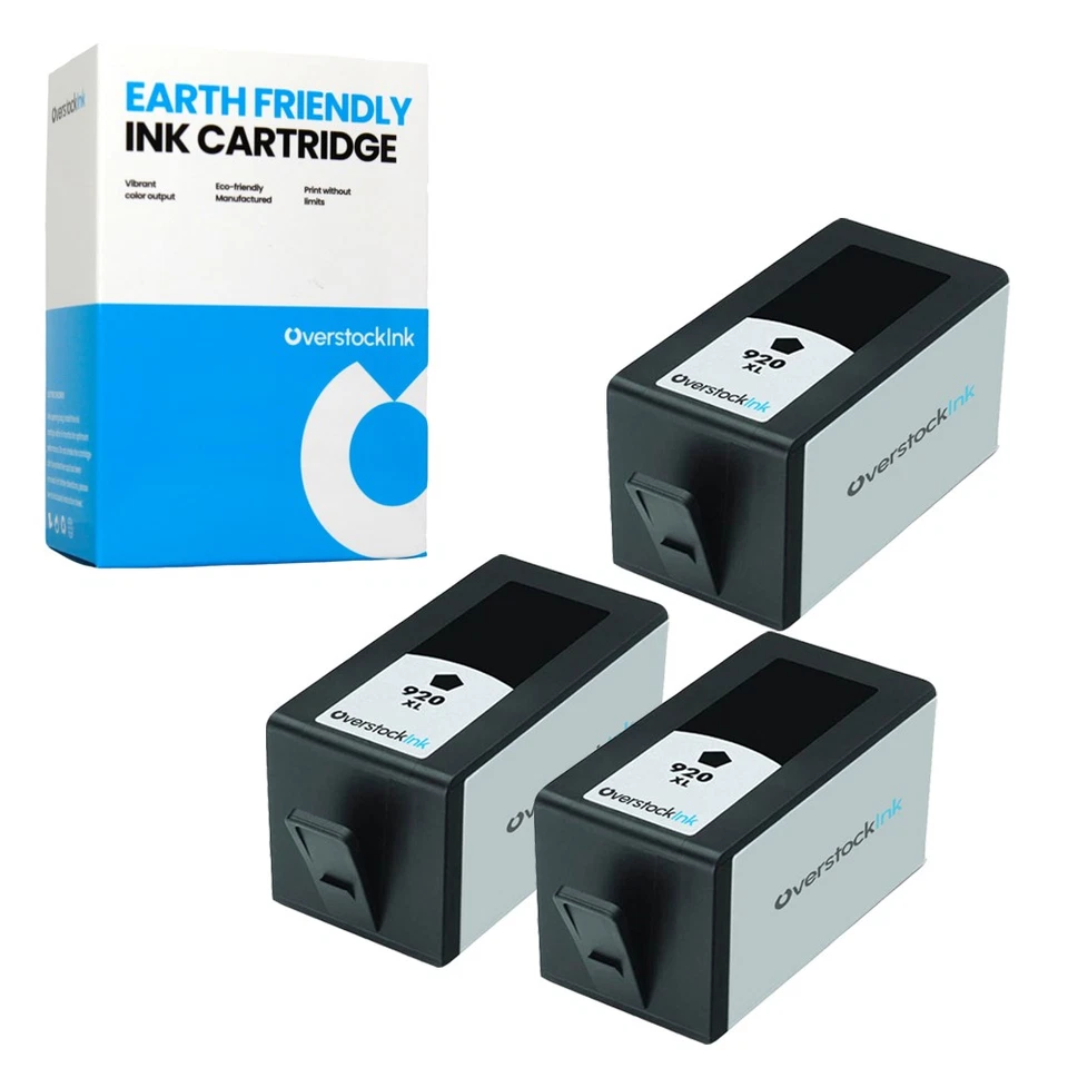 3PK Compatible OSI Cartridge 920XL Black for HP OfficeJet 6000 6500 6500A 7000 - Image 1 of 1