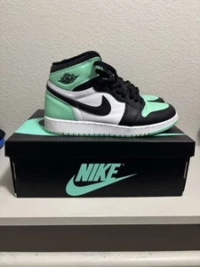 Green Black and White Jordans - Picture 1 of 3