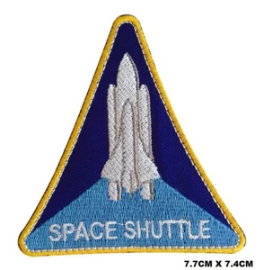 NASA Space Shuttle gestickter Aufnäher Bügelbild/Aufnähen Patch für Kleidung - Bild 1 von 1
