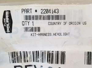 KIT-HEADLIGHT HARNESS POLARIS 2204143 - Picture 1 of 4