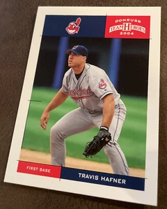 2004 Donruss Team Heroes Baseball Trading Card #114 Travis Hafner Indians - Picture 1 of 2