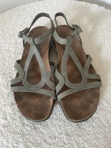 Naot Dorith salbeigrün Gladiator Riemchen Sandale Kork Leder 37 Damen 6 - Bild 1 von 9