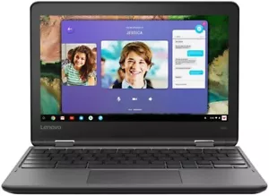Lenovo 300e Touchscreen 11.6" 2in1 4GB 32GB, MT8173 2.1GHz Chromebook GOOD - Picture 1 of 3