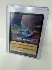 Disney Lorcana First Chapter - A Whole New World -Cold Foil -195/204 Super Rare