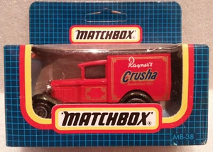 Matchbox MB 38 Ford model T - RED VAN - RAYNER*S CRUSHA - Picture 1 of 3