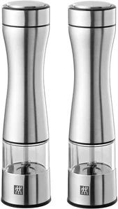 Zwilling 2er Set ELEKTRISCHE EDELSTAHL PFEFFERMÜHLE | SALZMÜHLE ! GEWÜRZMÜHLE - Bild 1 von 7
