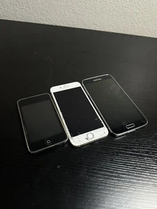 Lot de 3 - iPhone 6s, iPod, Samsung Galaxy S5 non testé pour pièces - Photo 1 sur 2