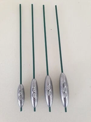 2er/3er/4er Pack 4-200gr Inliner, Olivenblei, Karpfenblei, Anti-Tangle Blei, - Bild 1 von 2