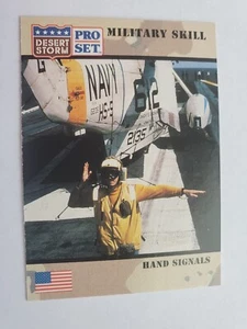 1991 Pro Set Desert Storm Hand Signals #160 - Picture 1 of 2